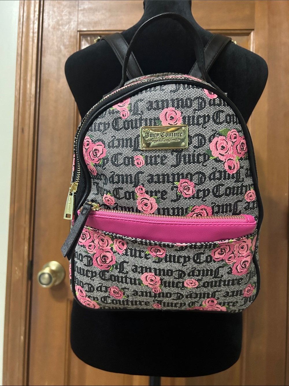 Juicy Couture Backpack with matching zippered pouch